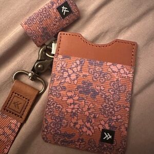 Wristlet, Card Holder and Chapstick Holder Set